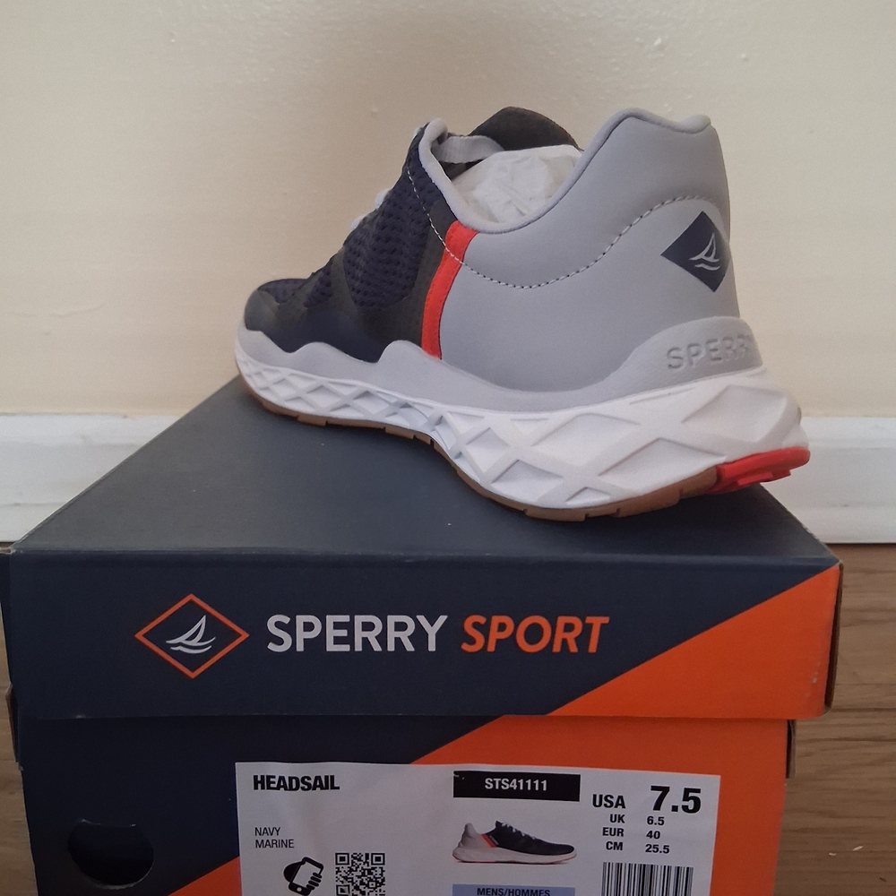 Sperry Sport Navy and Gray Sneakers